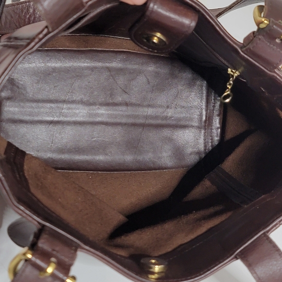 Coach Vintage Mahogany Brown Leather Purse - Picture 7 of 15